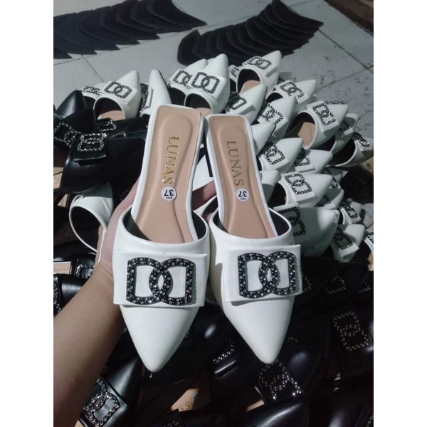 Giày dép sục nữ nơ khóa DD phối đồ nữ bigsize