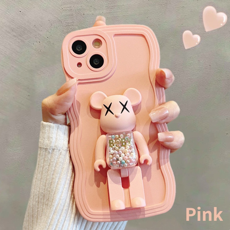 Ốp Điện Thoại TPU Có Giá Đỡ Hình Gấu Cho Vivo V2026 V2027 V2052 V2029 V2032 V2038 V2033 V2042 V2043 V2048 V2054 V2037 V2065 Phù Hợp