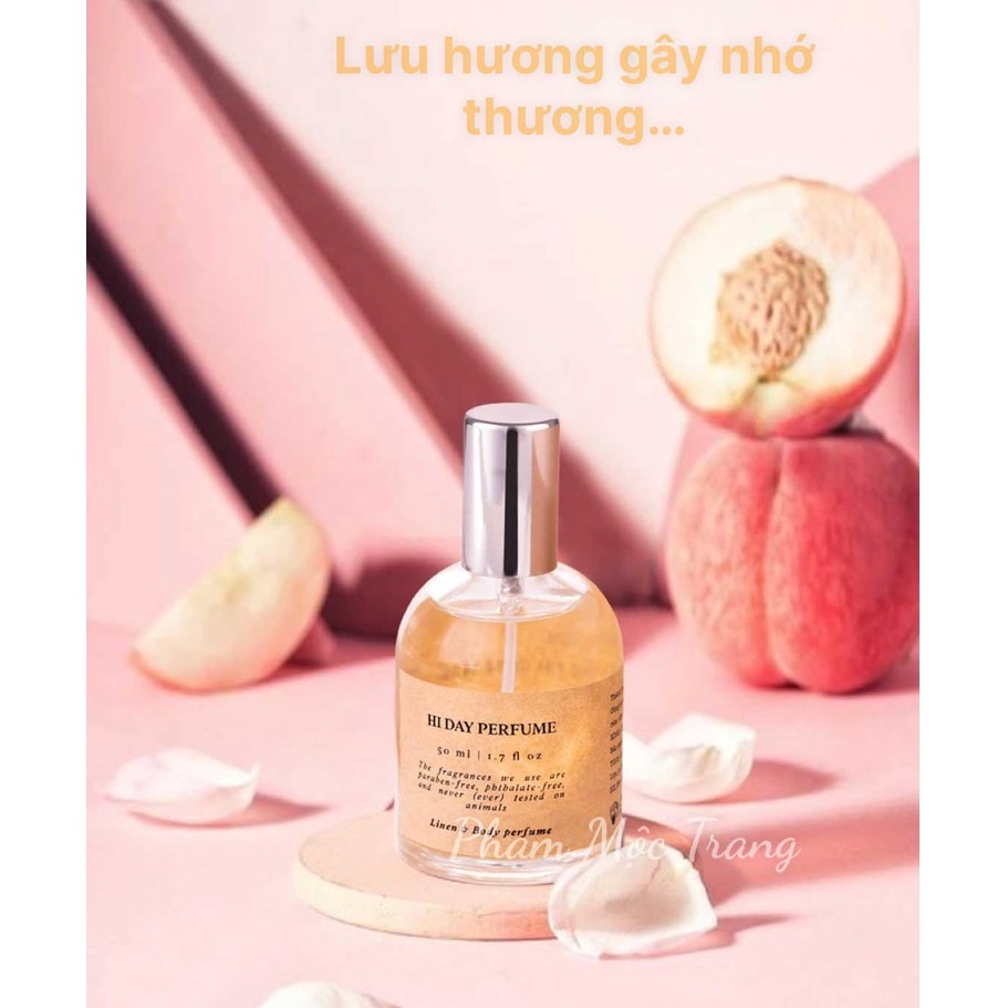 Lưu Hương Nước Hoa HIDAY PERFUME - Nước Hoa Nữ Chính Hãng Lưu Hương Lâu, Mùi Hương Ngọt Ngào Gây Thương Nhớ