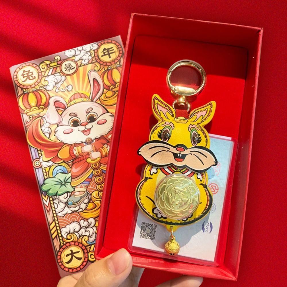 Móc Chìa Khóa Hình Ba Chú Thỏ Tai Dài Dễ Thương Dùng Làm Quà Tặng Cho Bé