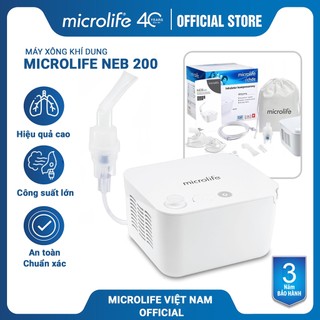 MÁY XÔNG MŨI HỌNG MICROLIFE NEB 200 - THƯƠNG HIỆU THỤY SỸ- BẢO HÀNH 3 NĂM