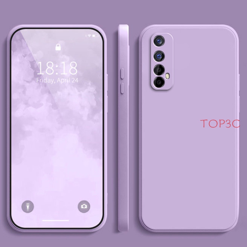 Ốp Điện Thoại Màu Trơn Cho Realme narzo 20 Pro Realme 7 5g 6 XT 6 Pro 5i C3 5 5s 5 Pro 6i Realme 7 YT