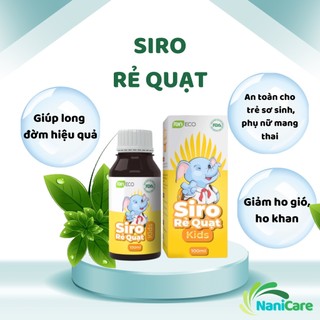 Siro rẻ quạt FANECO giúp long đờm, hỗ trợ giảm ho 100ml