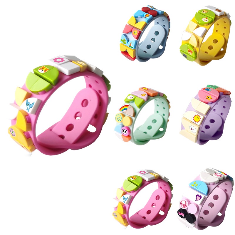 Vòng Đeo Tay Silicon Hoạt Hình Diy Dành Cho Bé