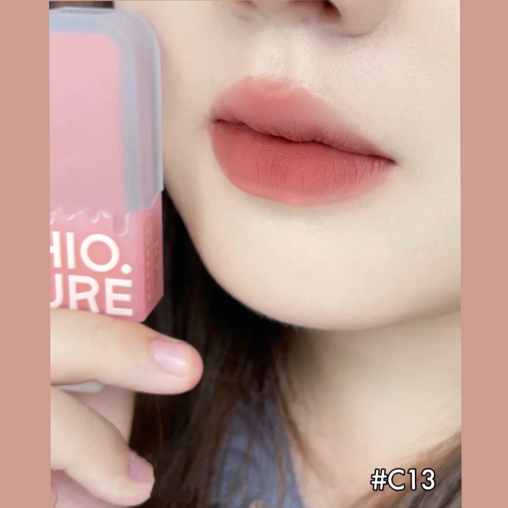 Son kem lì son que kem bing chilling CHIOTURE mềm môi lâu trôi Ice Cream Lip Glaze CHIO04