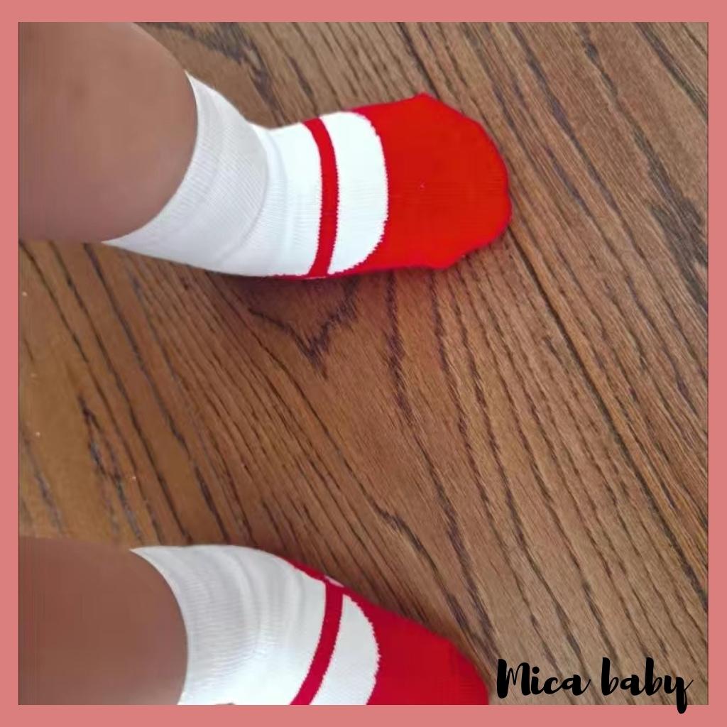 Tất vớ chống trơn trượt trẻ em kiểu dáng ba lê dễ thương cho bé T37 Mica baby