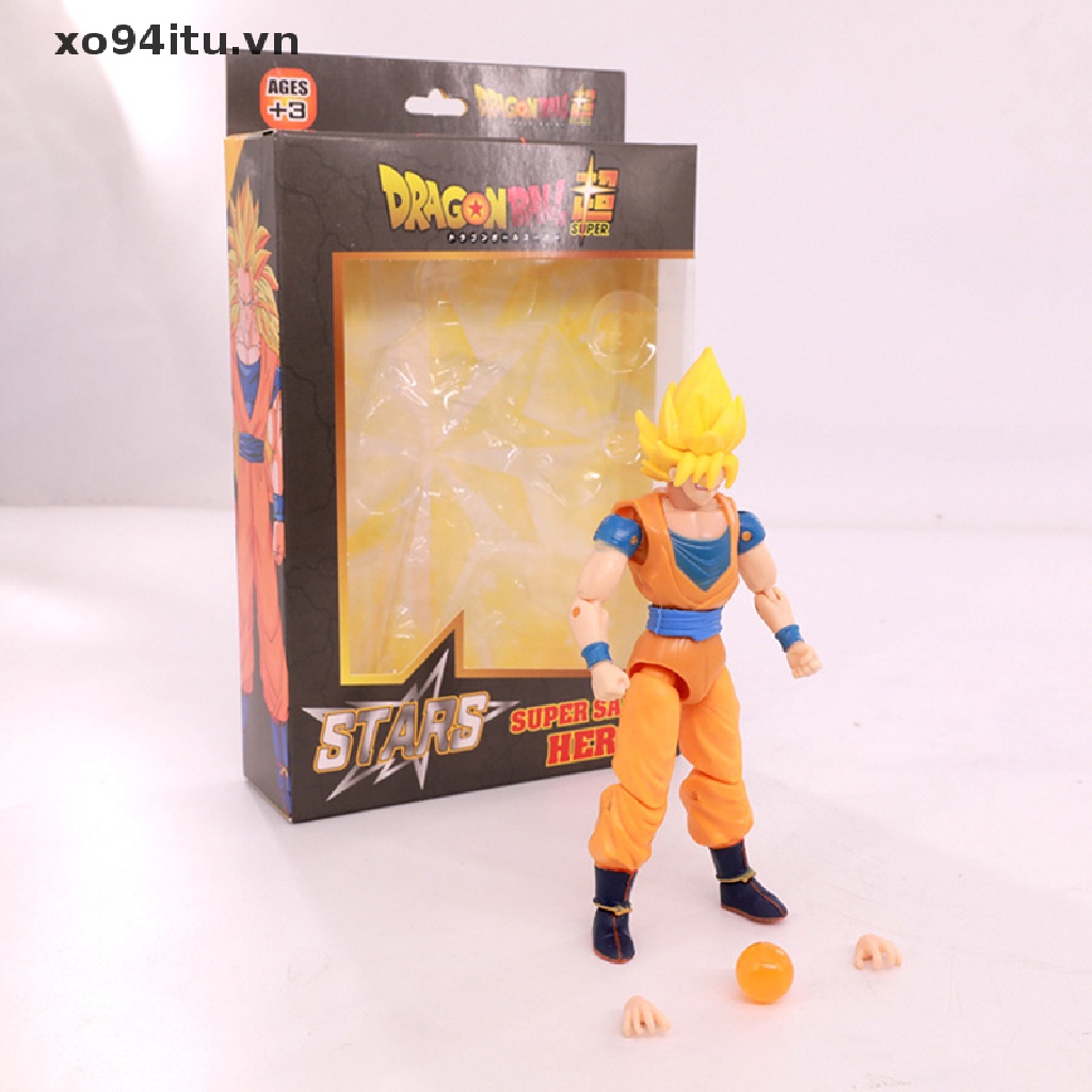 Mô Hình Đồ Chơi Nhân Vật Goku Vegeta Trong Phim Bảy Viên Ngọc Rồng Bằng PVC Dành Cho Trẻ Em