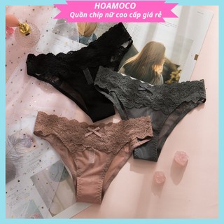 Quần Lót Lọt Khe - Quần Lót Ren Sexy Lọt Khe Cao Cấp Thông Hơi Quyến Rũ Gợi Cảm Mềm Mại - R29