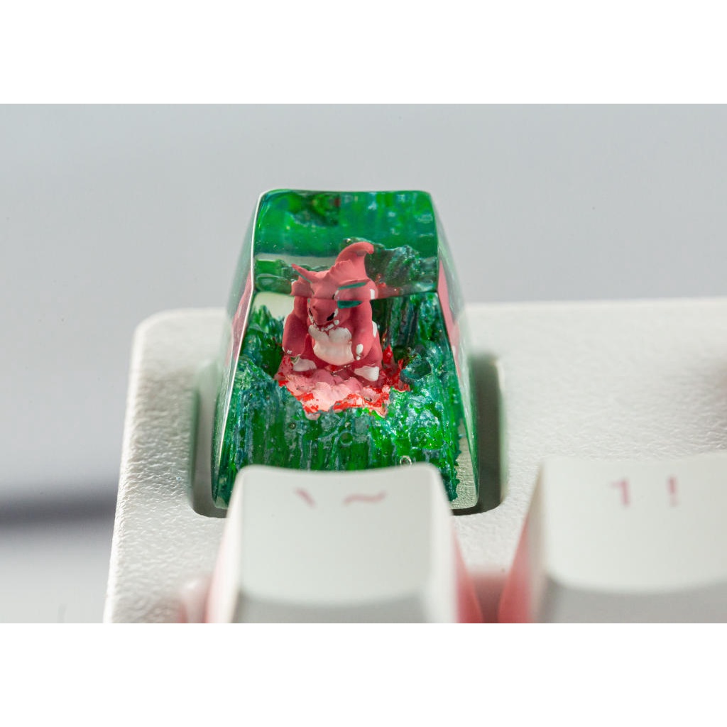 Nút bàn phím Nidoking pokemon, Keycap artisan phù hợp cho bàn phím cơ tiêu chuẩn, SA profile