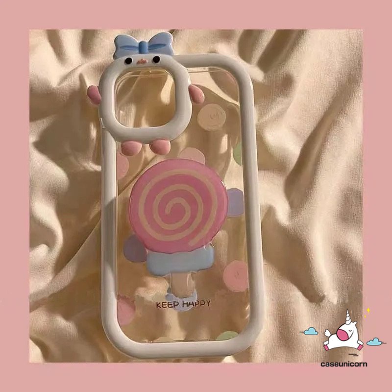 Giá Đỡ Điện Thoại Hình Kẹo Mút Phong Cách Hàn Quốc Dễ Thương