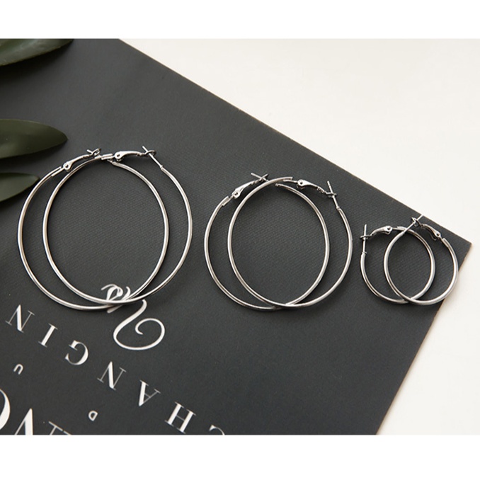 Khuyên Tai Vòng Lớn Thời Trang Hàn Quốc JP5