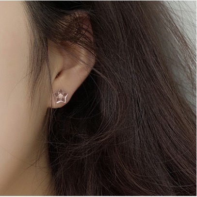 [L2M] SET 5 MÓN gồm dây chuyền mặt CỎ BỐN LÁ và 4 cặp bông tai thời trang phong cách Hàn Quốc sang trọng may mắn