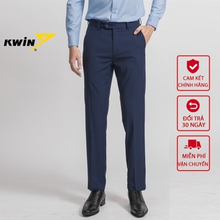 Quần Âu Nam KWIN Phong Cách Hàn Quốc Dáng Suông Nhẹ Form Ôm Chuẩn Thanh Lịch KTR00609