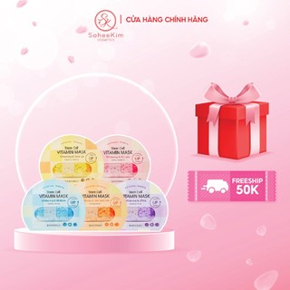 Mặt nạ giấy Banobagi Mask phiên bản nâng cấp Dưỡng Ẩm Trắng Da Chống Lão Hoá Giảm Mụn