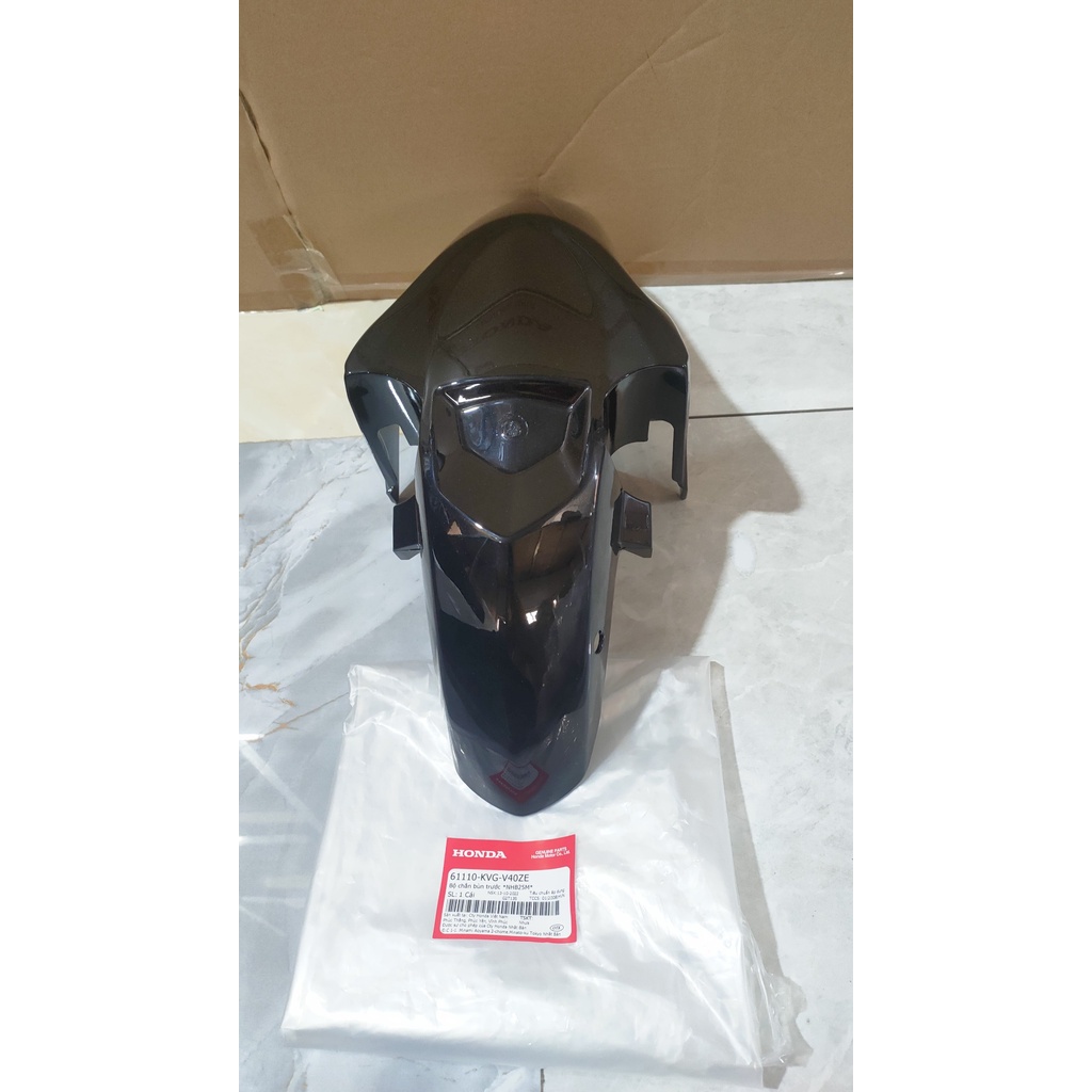 Bộ chắn bùn trước - dè trước HONDA AIR BLADE 110  năm 2011 màu Đen bóng. *NHB25M*
