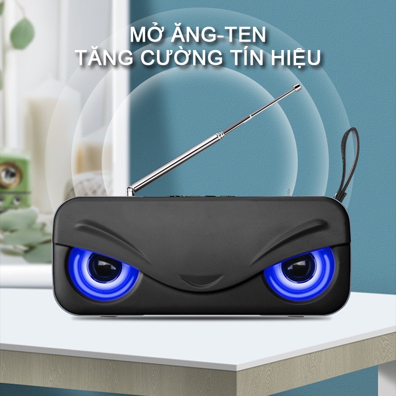Loa bluetooth mini，loa mini không dây có đèn led âm thanh