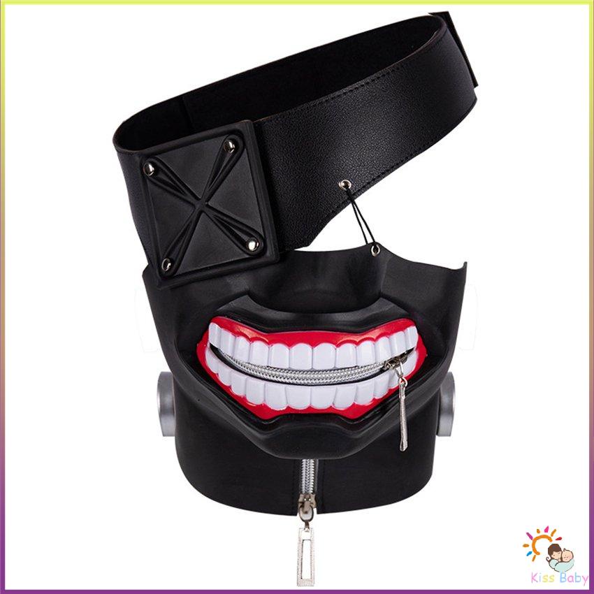 Nguồn Cung Cấp Halloween Tokyo Ghoul Kaneki Ken 3D Mặt Nạ Da Pu Cosplay [5/26]