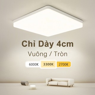 Đèn trần CHUANGYANG hình vuông / tròn cho phòng ngủ / phòng khách siêu sáng 15w 20w 30w 50w