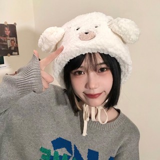 Nón Lông Cừu Hình Thú Siêu Cưng (có sẵn)