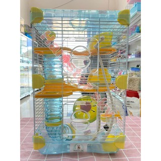 Lồng sân chơi 3 tầng mika cho hamster