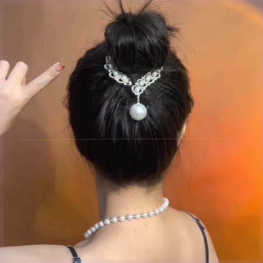 Kẹp Tóc Đính Đá Lấp Lánh Thời Trang Cho Nữ