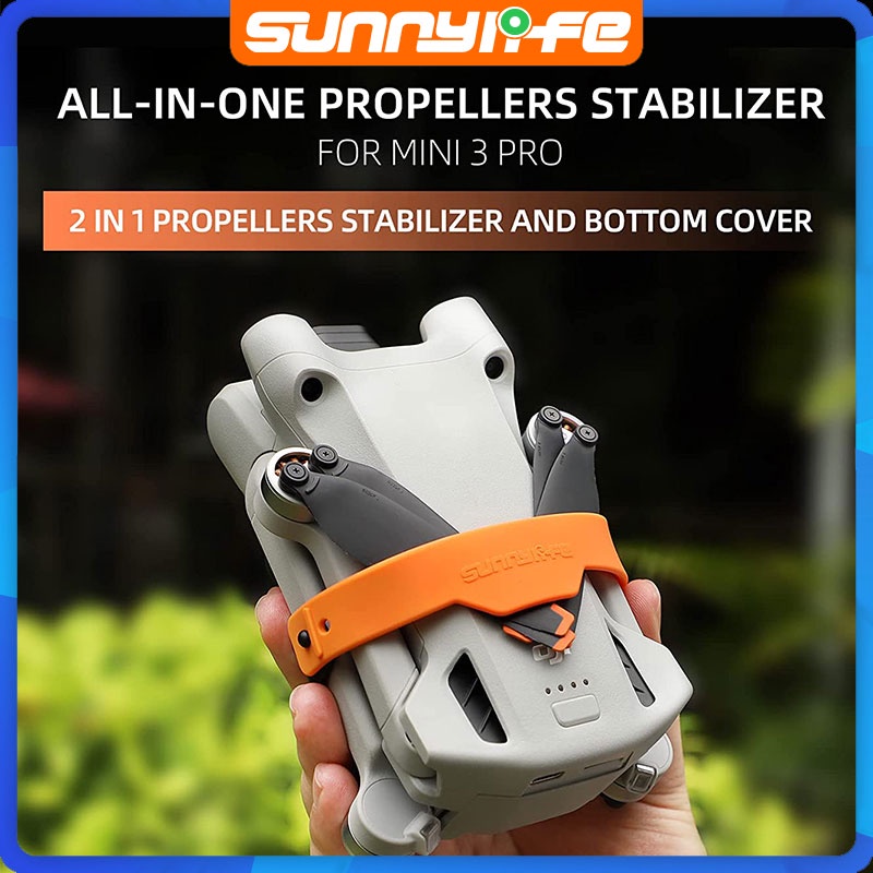 Kẹp Giữ Cánh Quạt Màu Đen + Cam Cho Drone DJI Mini 3 Pro RC