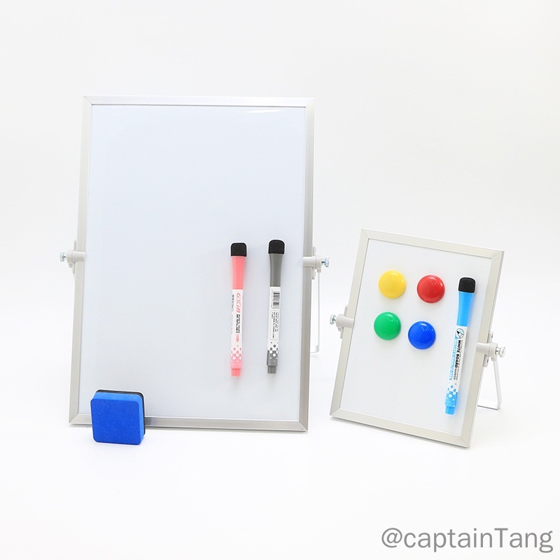 Bảng Trắng Nam Châm Nhỏ Có Chân Đứng Để Bàn Viết Phấn Cho Bé