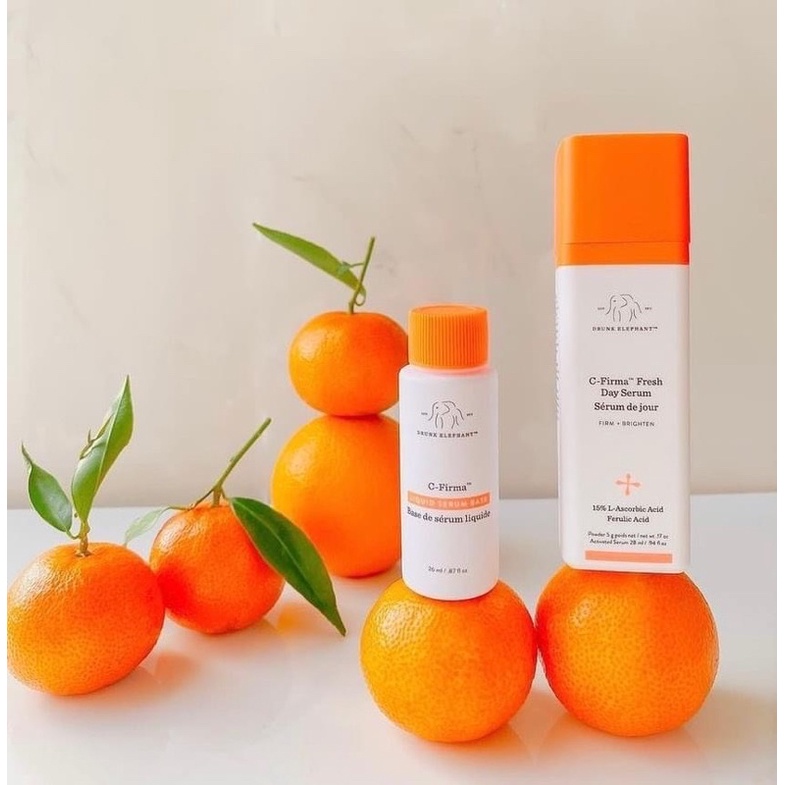 Tinh chất làm sáng và chống oxy hóa chứa 15% Vitamin C tươi Drunk Elephant C-Firma Fresh Day Serum