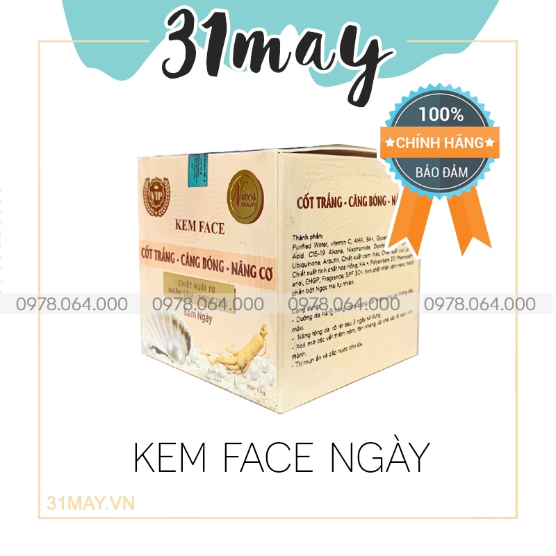 Kem Face Nâng Cơ Cốt Trắng Nikos Beauty Thanh Nhi Chính Hãng 15g