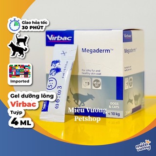 [LẺ 1 THANH] Gel dinh dưỡng Virbac Megaderm dưỡng mượt lông chó mèo