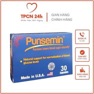 Punsemin hỗ trợ ổn định đường huyết ngăn ngừa biến chứng
