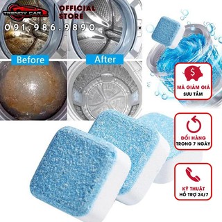 Viên tẩy lồng máy giặt chính hãng loại tốt hàng nhập khẩu, lồng giặt sáng bóng, thơm tho sạch sẽ