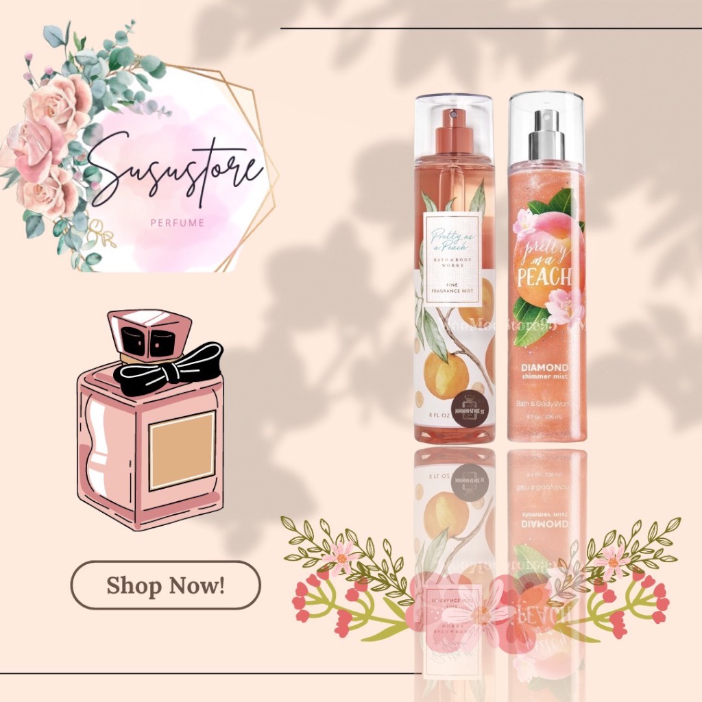 Xịt toàn thân Body Mist Bath & Body Works - Pretty As A Peach