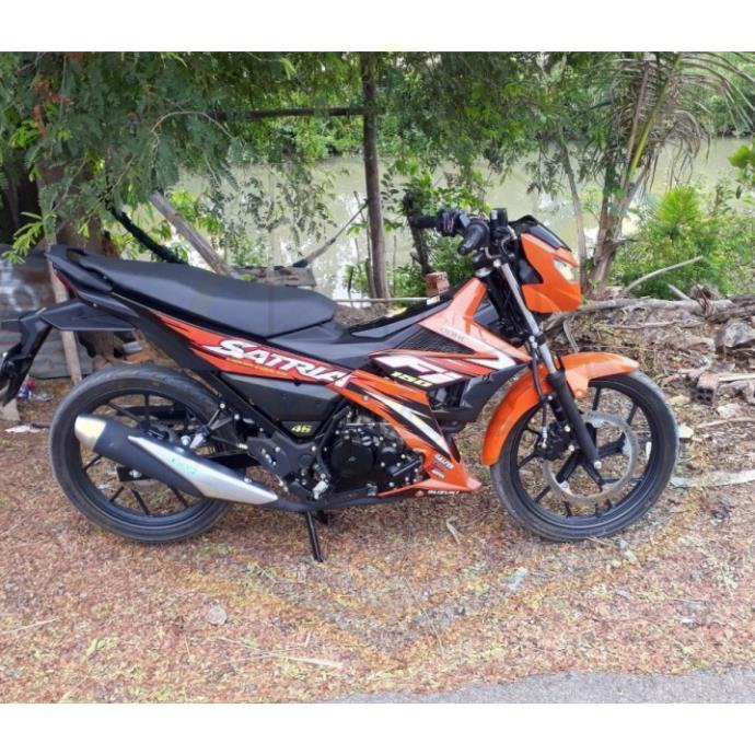 FREE SHIP + SALE SỐC +DECAL PVC 5 LỚP CHẤT LƯỢNG CAO Tem rời satria fi đỏ đen