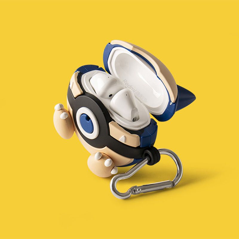 Hoạt Hình Vỏ Bảo Vệ Hộp Sạc Tai Nghe oppo enco buds 2 Hình Chú Vịt Vàng & Ngôi Sao Nhỏ Dễ Thương