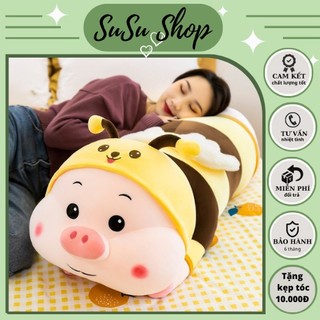 Gấu Bông, Gối Ôm Lợn Ong Heo Ong Biến Hình cute,Gấu bông heo Cosplay, Gối ôm hình heo lai ong-tubansusu