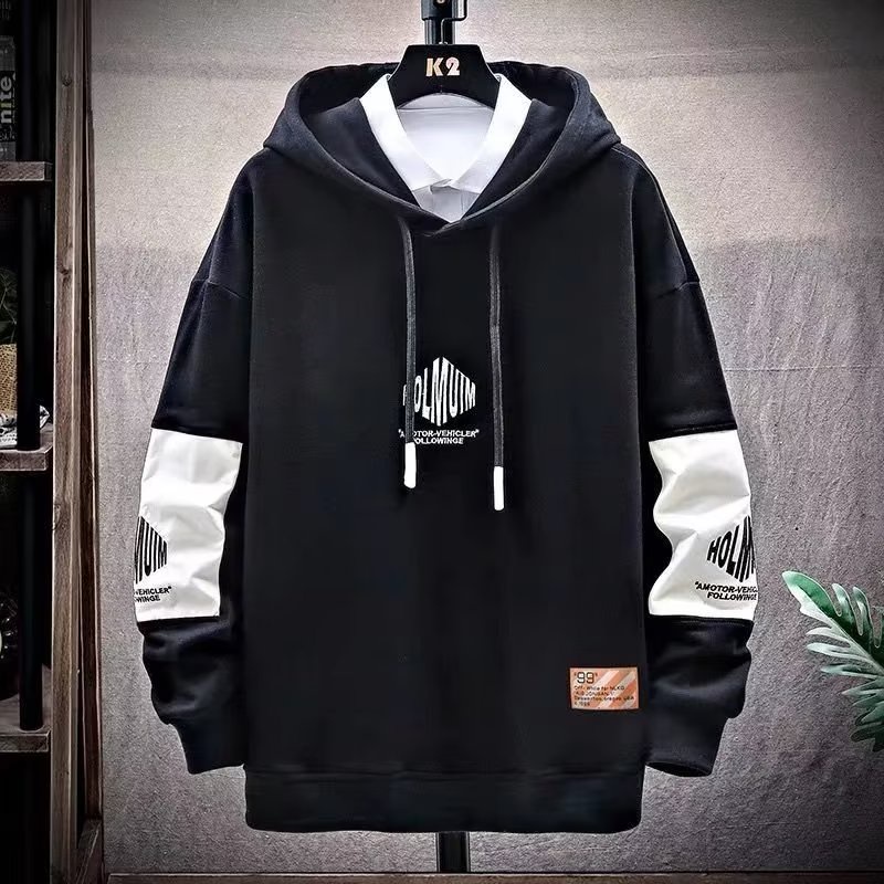 Áo hoodie Dài Tay Phong Cách Đường Phố Thời Trang Thu Đông Cho Nam