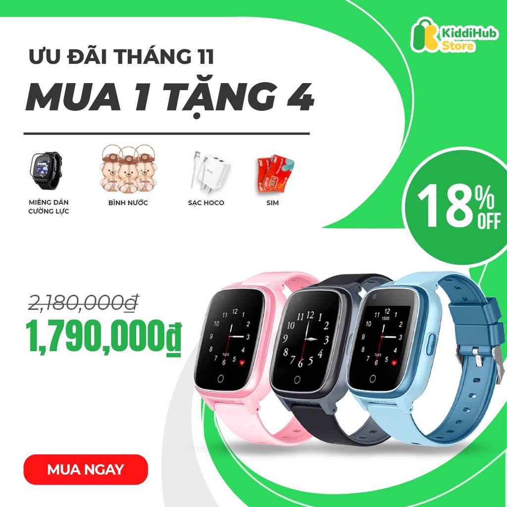 Đồng hồ định vị trẻ em Wonlex chính hãng KT17s Special