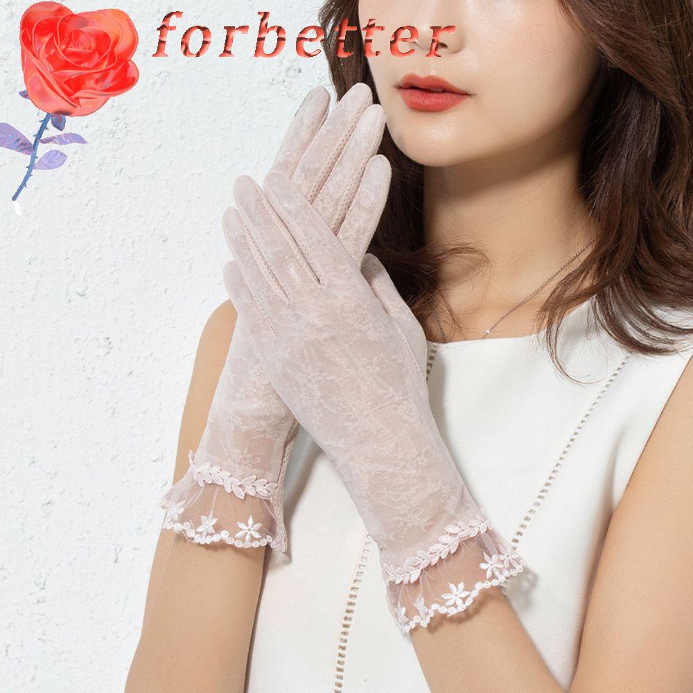 Găng Tay Lái Xe Chống Trượt Thoáng Khí Thời Trang Xuân Hè Cho Nữ