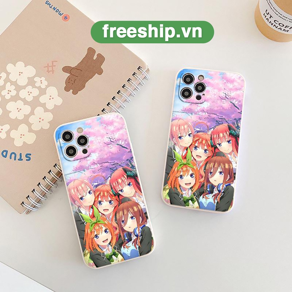 Ốp bảo vệ cam iphone anime Quintessential Quintuplets Cartoon Cute 6/6splus7/7plus/8/8plus/x/xr/xs/11/12/13/14/pro