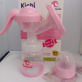 Máy hút sữa bằng tay, vắt sữa cầm tay Kichilachi, Pigeon chính hãng (tặng 6 túi trữ sữa)