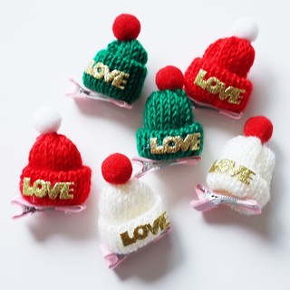 🎄🎄Kẹp Tóc Hình Nón Len Giáng Sinh Dễ Thương