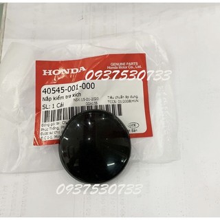 Nút đậy catte, nắp catte, nắp kiểm tra sên xe super dream, wave alpha - hàng chính hãng