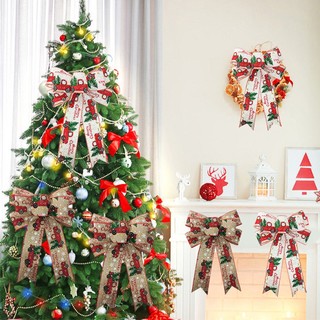 Nơ Treo Trang Trí Cây Thông Noel