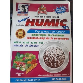 Phân bón Super Humic Nova Hoa Kỳ | 1 ký