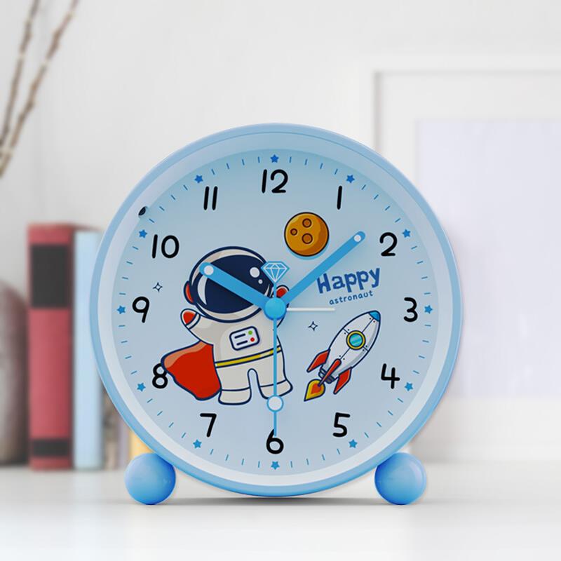 Đồng Hồ Báo Thức Để Bàn Hình Thỏ Dễ Thương Cho Học Sinh Hoạt Hình