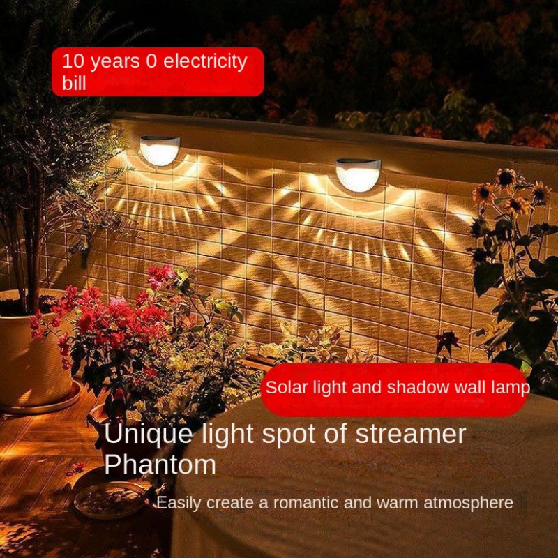 Đèn Gắn Tường Hàng Rào / Vườn Trang Trí Chống Nước Dùng Năng Lượng Mặt Trời Hàng Mới