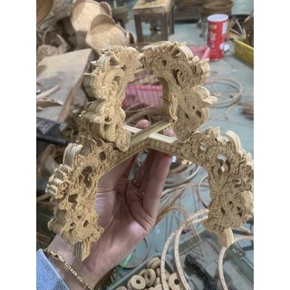 Gánh lồng choè than đục cnc tích rồng