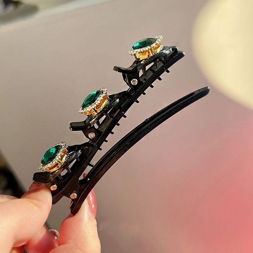 Kẹp Tóc Mái Đôi Hai Lớp Tạo Kiểu Tóc Thời Trang Cho Nữ|Áo Thun Phong Cách Hàn Quốc Năng Động Cho Nữ|Kẹp Tóc Đính Đá Thời Trang Cho Nữ