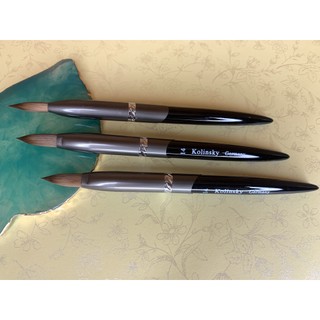 Cọ Đắp Bột Nail Kolinsky Germany Cán Nhôm